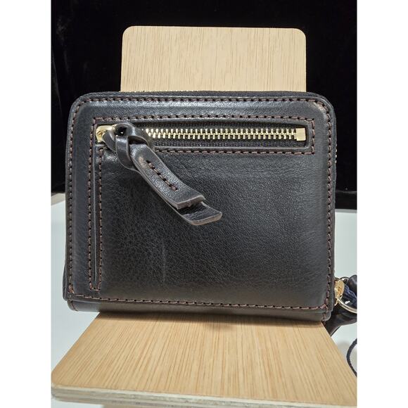 Dooney & Bourke Florentine Small Zip Around Wallet Black MSRP=$168 - Picture 2 of 5